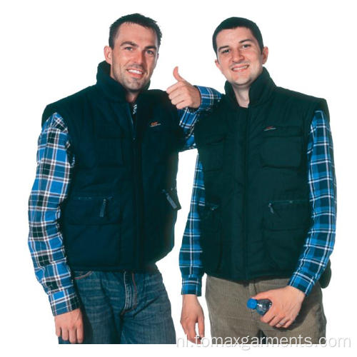 Bodywarmer van 65% polyester, 35% katoen